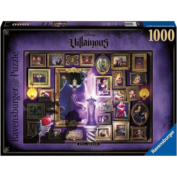 NEW Ravensburger Disney Villainous EVIL QUEEN 1000 PC Snow White FACTORY SEALED - Picture 8 of 8